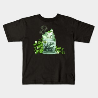 Tea Cats Series 1: Matcha Kids T-Shirt